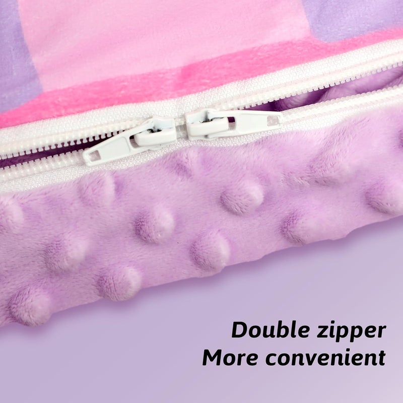 Wizland Sleeping Bag for Kid-Thick Cut Flannel School Mat for Boys and Girls Kindergarten Portable Nap Mats Super Soft, Warm, Cozy, 5.5 Pounds Thickened, 61.8"×28.3" Kid Gift for 3 4 5 6 7 8 9 - Image 4